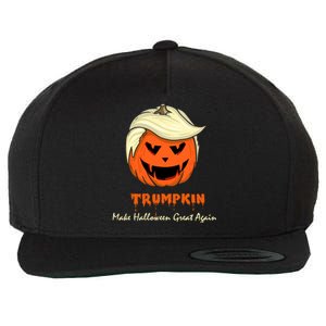 Trumpkin Make Halloween Great Again Funny Meaningful Gift Wool Snapback Cap