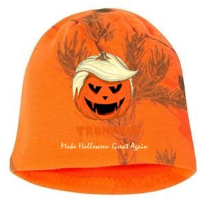 Trumpkin Make Halloween Great Again Funny Meaningful Gift Kati - Camo Knit Beanie