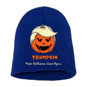 Trumpkin Make Halloween Great Again Funny Meaningful Gift Short Acrylic Beanie