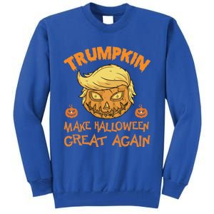 Trumpkin Make Halloween Great Again Funny Gift Tall Sweatshirt