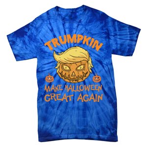 Trumpkin Make Halloween Great Again Funny Gift Tie-Dye T-Shirt