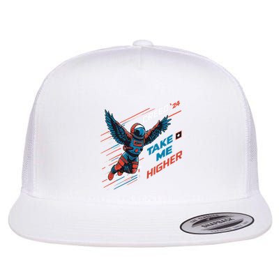 T.A.K.E M.E H.I.G.H.E.R Flat Bill Trucker Hat