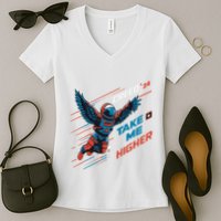 T.A.K.E M.E H.I.G.H.E.R Women's V-Neck T-Shirt