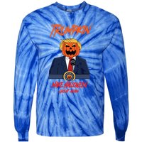 Trumpkin Make Halloween Great Again Funny Great Gift Tie-Dye Long Sleeve Shirt