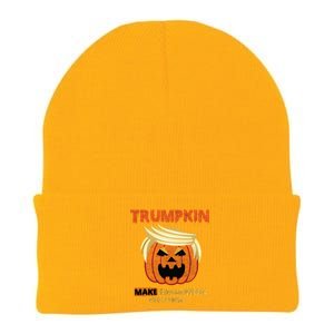 Trumpkin Make Halloween Great Again Funny Gift Funny Gift Knit Cap Winter Beanie