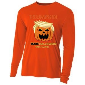 Trumpkin Make Halloween Great Again Funny Gift Funny Gift Cooling Performance Long Sleeve Crew