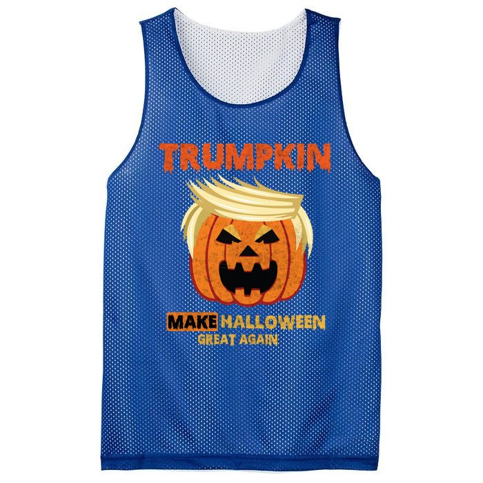 Trumpkin Make Halloween Great Again Funny Gift Funny Gift Mesh Reversible Basketball Jersey Tank