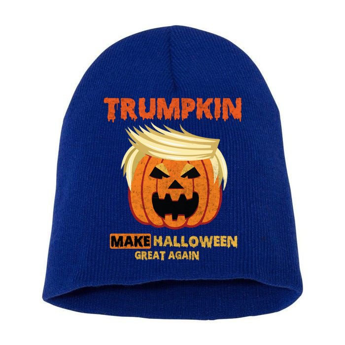 Trumpkin Make Halloween Great Again Funny Gift Funny Gift Short Acrylic Beanie