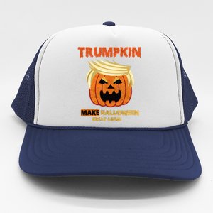 Trumpkin Make Halloween Great Again Funny Gift Funny Gift Trucker Hat