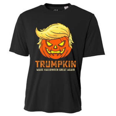 Trumpkin Make Halloween Great Again Funny Pumpkin Family Cooling Performance Crew T-Shirt