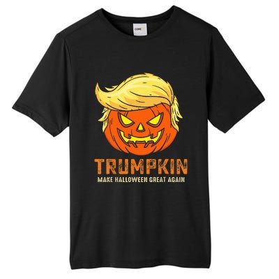 Trumpkin Make Halloween Great Again Funny Pumpkin Family Tall Fusion ChromaSoft Performance T-Shirt