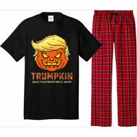 Trumpkin Make Halloween Great Again Funny Pumpkin Family Pajama Set