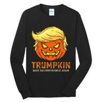 Trumpkin Make Halloween Great Again Funny Pumpkin Family Tall Long Sleeve T-Shirt