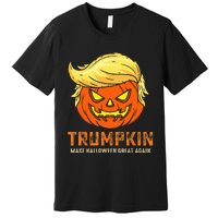 Trumpkin Make Halloween Great Again Funny Pumpkin Family Premium T-Shirt