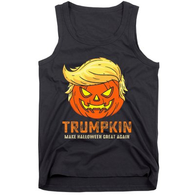 Trumpkin Make Halloween Great Again Funny Pumpkin Family Tank Top