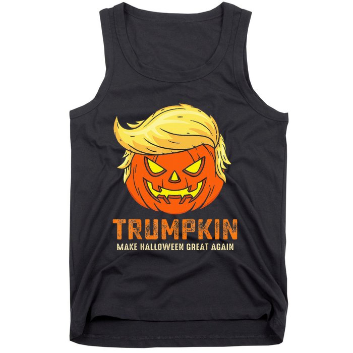 Trumpkin Make Halloween Great Again Funny Pumpkin Family Tank Top