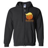 Trumpkin Make Halloween Great Again Funny Pumpkin Family Full Zip Hoodie