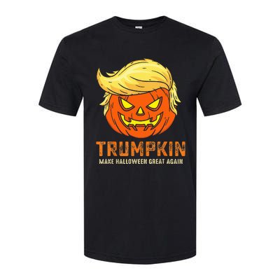 Trumpkin Make Halloween Great Again Funny Pumpkin Family Softstyle CVC T-Shirt