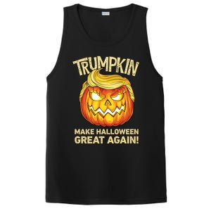 Trumpkin Make Halloween Great Again Funny Trump Pumpkin Cute Gift PosiCharge Competitor Tank