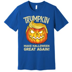 Trumpkin Make Halloween Great Again Funny Trump Pumpkin Cute Gift Premium T-Shirt