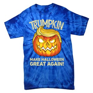 Trumpkin Make Halloween Great Again Funny Trump Pumpkin Cute Gift Tie-Dye T-Shirt