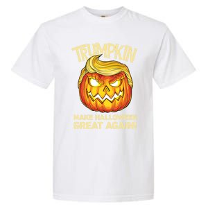 Trumpkin Make Halloween Great Again Funny Trump Pumpkin Cute Gift Garment-Dyed Heavyweight T-Shirt