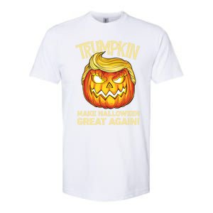 Trumpkin Make Halloween Great Again Funny Trump Pumpkin Cute Gift Softstyle CVC T-Shirt