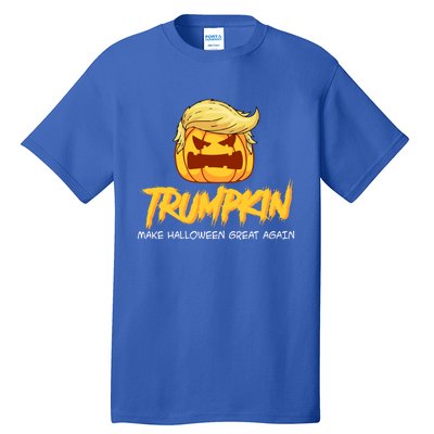 Trumpkin Make Halloween Great Again Funny Trump Pumpkin Gift Tall T-Shirt