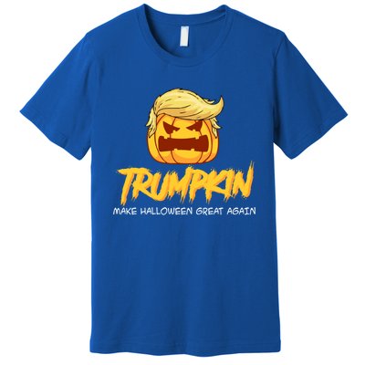 Trumpkin Make Halloween Great Again Funny Trump Pumpkin Gift Premium T-Shirt