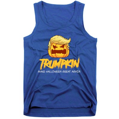 Trumpkin Make Halloween Great Again Funny Trump Pumpkin Gift Tank Top