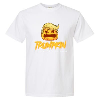 Trumpkin Make Halloween Great Again Funny Trump Pumpkin Gift Garment-Dyed Heavyweight T-Shirt