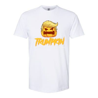 Trumpkin Make Halloween Great Again Funny Trump Pumpkin Gift Softstyle CVC T-Shirt