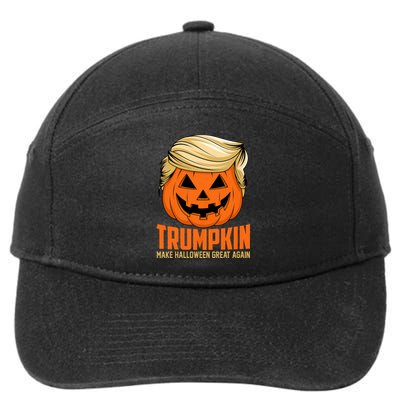 Trumpkin Make Halloween Great Again Funny Sarcastic Saying 7-Panel Snapback Hat