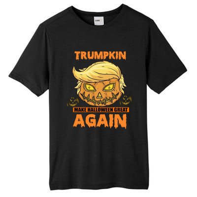 Trumpkin Make Halloween Great Again Funny Trump Gift Tall Fusion ChromaSoft Performance T-Shirt