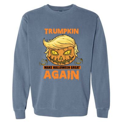 Trumpkin Make Halloween Great Again Funny Trump Gift Garment-Dyed Sweatshirt