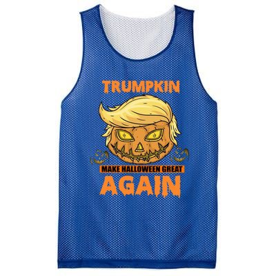 Trumpkin Make Halloween Great Again Funny Trump Gift Mesh Reversible Basketball Jersey Tank