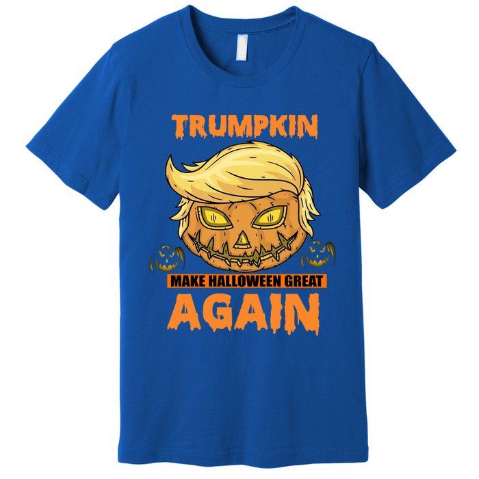 Trumpkin Make Halloween Great Again Funny Trump Gift Premium T-Shirt