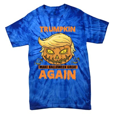 Trumpkin Make Halloween Great Again Funny Trump Gift Tie-Dye T-Shirt