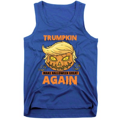 Trumpkin Make Halloween Great Again Funny Trump Gift Tank Top