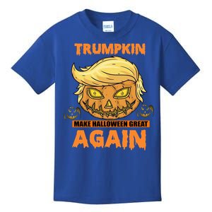 Trumpkin Make Halloween Great Again Funny Trump Gift Kids T-Shirt