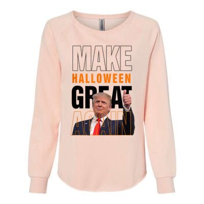 Trump Make Halloween Great Again Pro Trump 2024 Halloween Womens California Wash Sweatshirt