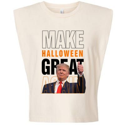 Trump Make Halloween Great Again Pro Trump 2024 Halloween Garment-Dyed Women's Muscle Tee