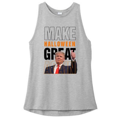 Trump Make Halloween Great Again Pro Trump 2024 Halloween Ladies PosiCharge Tri-Blend Wicking Tank