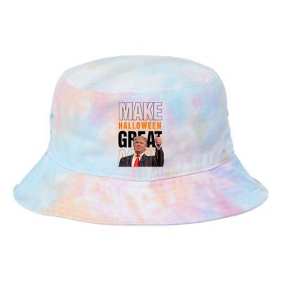 Trump Make Halloween Great Again Pro Trump 2024 Halloween Tie Dye Newport Bucket Hat