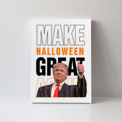 Trump Make Halloween Great Again Pro Trump 2024 Halloween Canvas