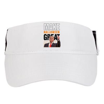 Trump Make Halloween Great Again Pro Trump 2024 Halloween Adult Drive Performance Visor