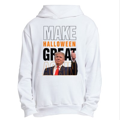 Trump Make Halloween Great Again Pro Trump 2024 Halloween Urban Pullover Hoodie