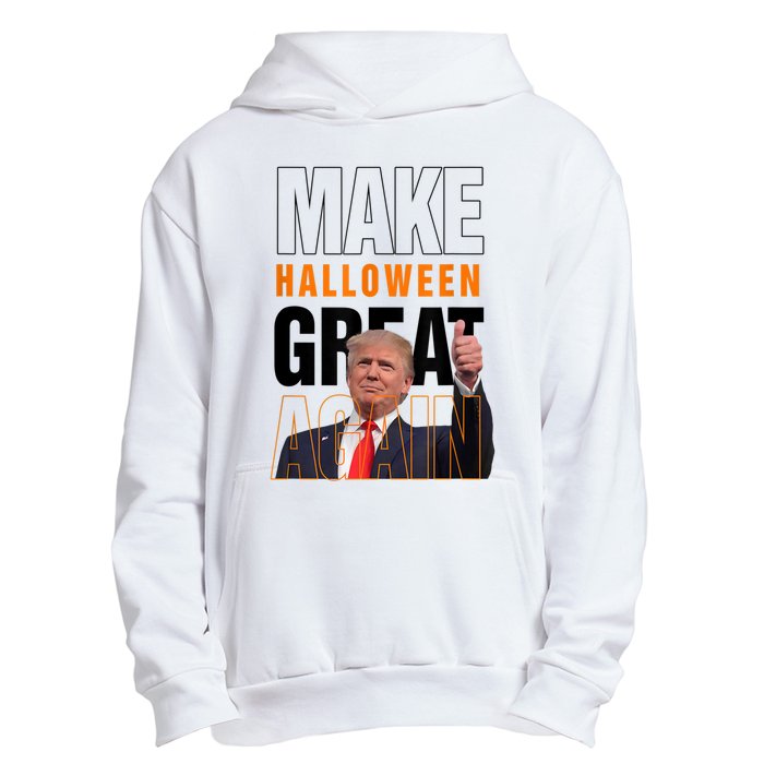 Trump Make Halloween Great Again Pro Trump 2024 Halloween Urban Pullover Hoodie