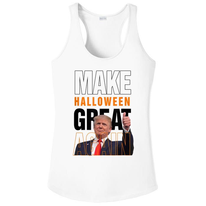 Trump Make Halloween Great Again Pro Trump 2024 Halloween Ladies PosiCharge Competitor Racerback Tank