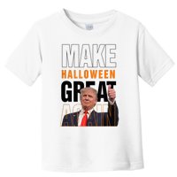 Trump Make Halloween Great Again Pro Trump 2024 Halloween Toddler T-Shirt